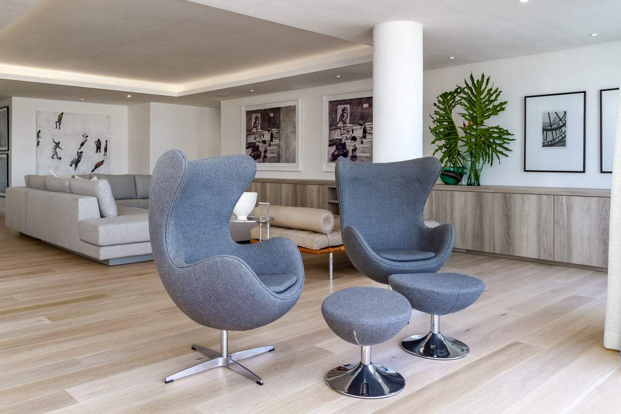 Egg Chair and Ottoman