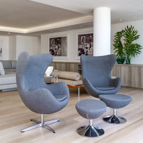 Egg Chair and Ottoman